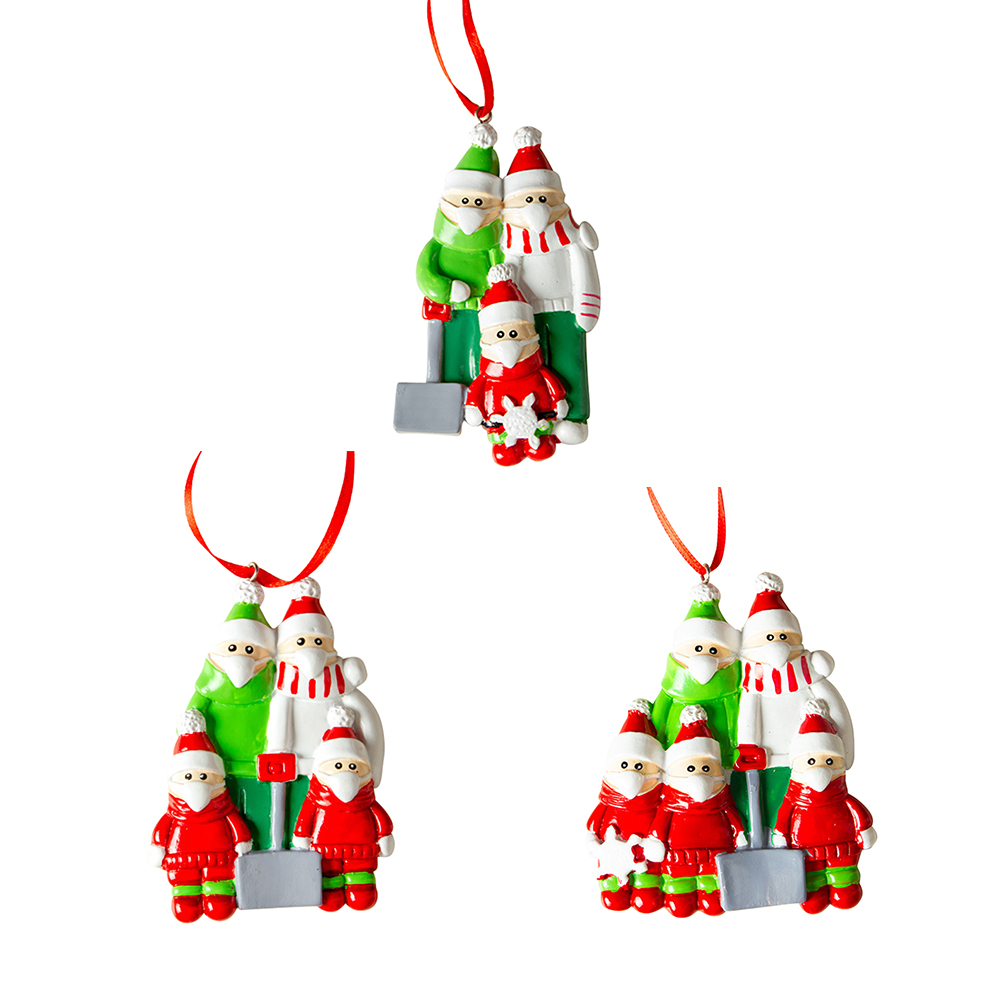 

Snowman Family DIY Name Christmas Tree Pendant Home Hanging Decorations, 501 Original