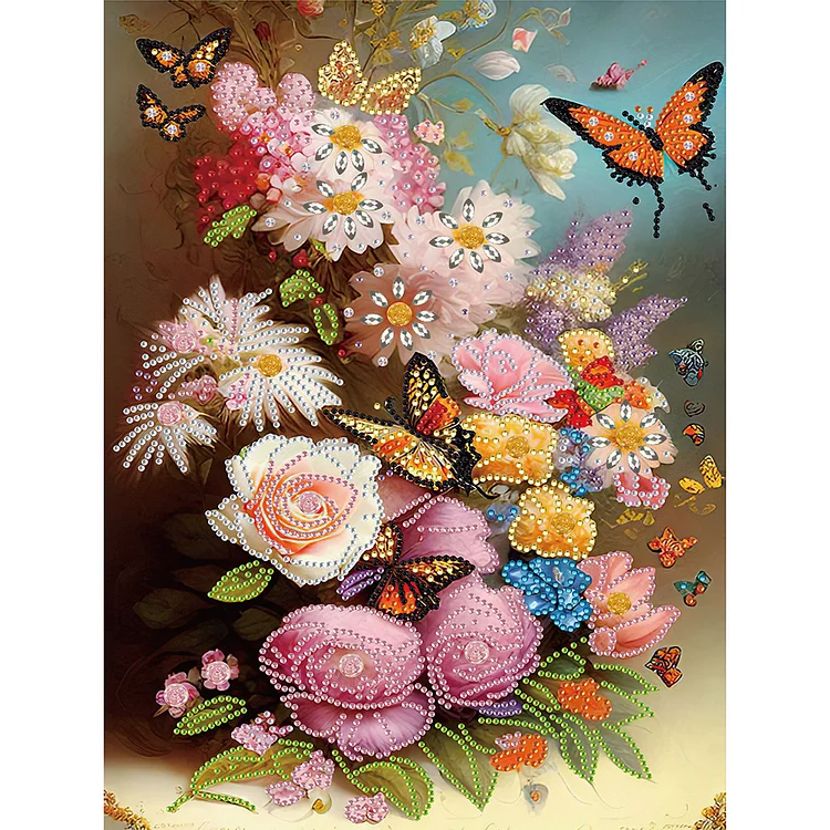 Partial Drills Special-shaped Drill Diamond Painting - Classical Vase - 30*40cm