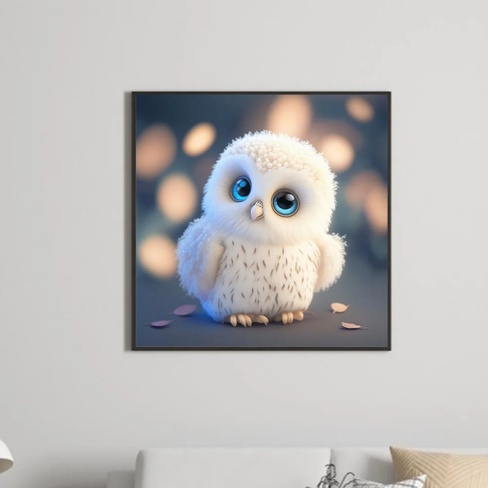 Diamond Painting - Full Round Drill - Owl(30*30cm)