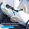 Rechargeable Car Cooling Fan 3 Speeds and 300 Degree Adjustable Vehicle Rear Headrest Fan for Sedan SUV RV Pickup Truck Van