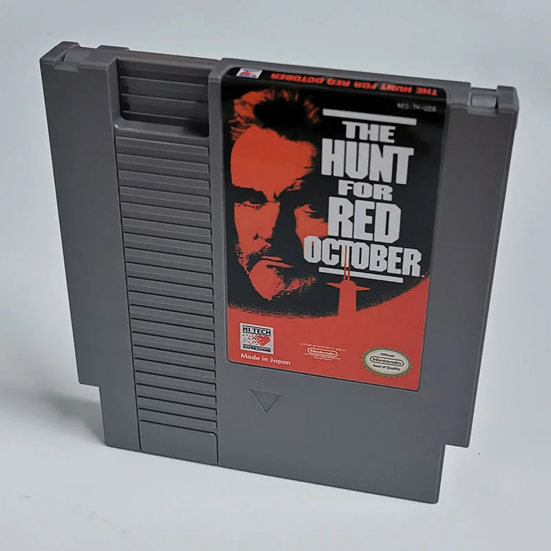 The Hunt for Red October For Nintendo NES - 8 Bit Game Cartridge