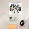 Snowland Fairy Tale-11CT Stamped Cross Stitch 20*20cm/7.87*7.87in tapestrymarket