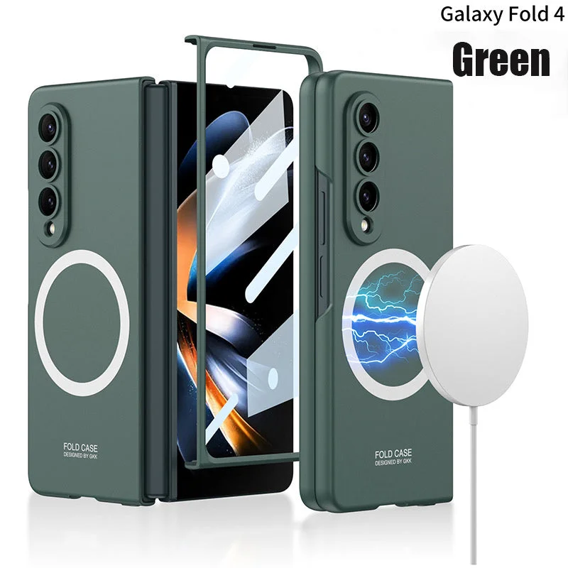 Applicable To Samsung ZFold3/ZFold4 Ultra-Thin Shell Film Wireless Charger Phone Case