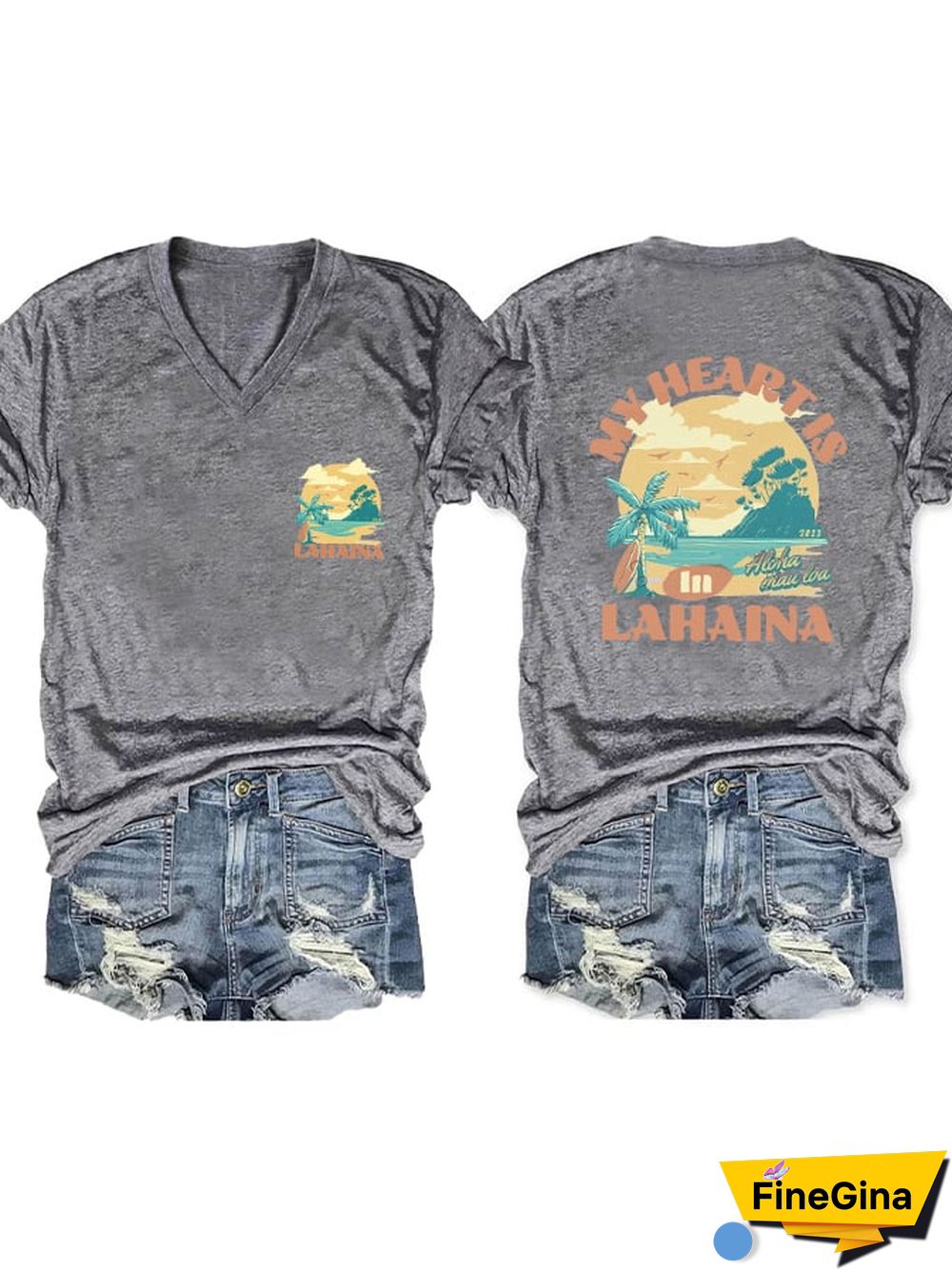 Women's Lahaina Strong Casual T-Shirt