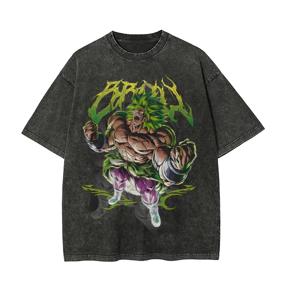 Dragon Ball Super Broly Vintage Oversize Washed T-Shirt