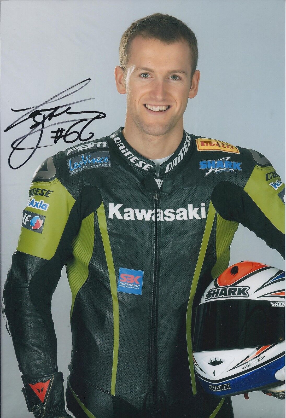 Tom SYKES SIGNED KAWASAKI 12x8 Photo Poster painting AFTAL Autograph COA Genuine Superbike NINJA