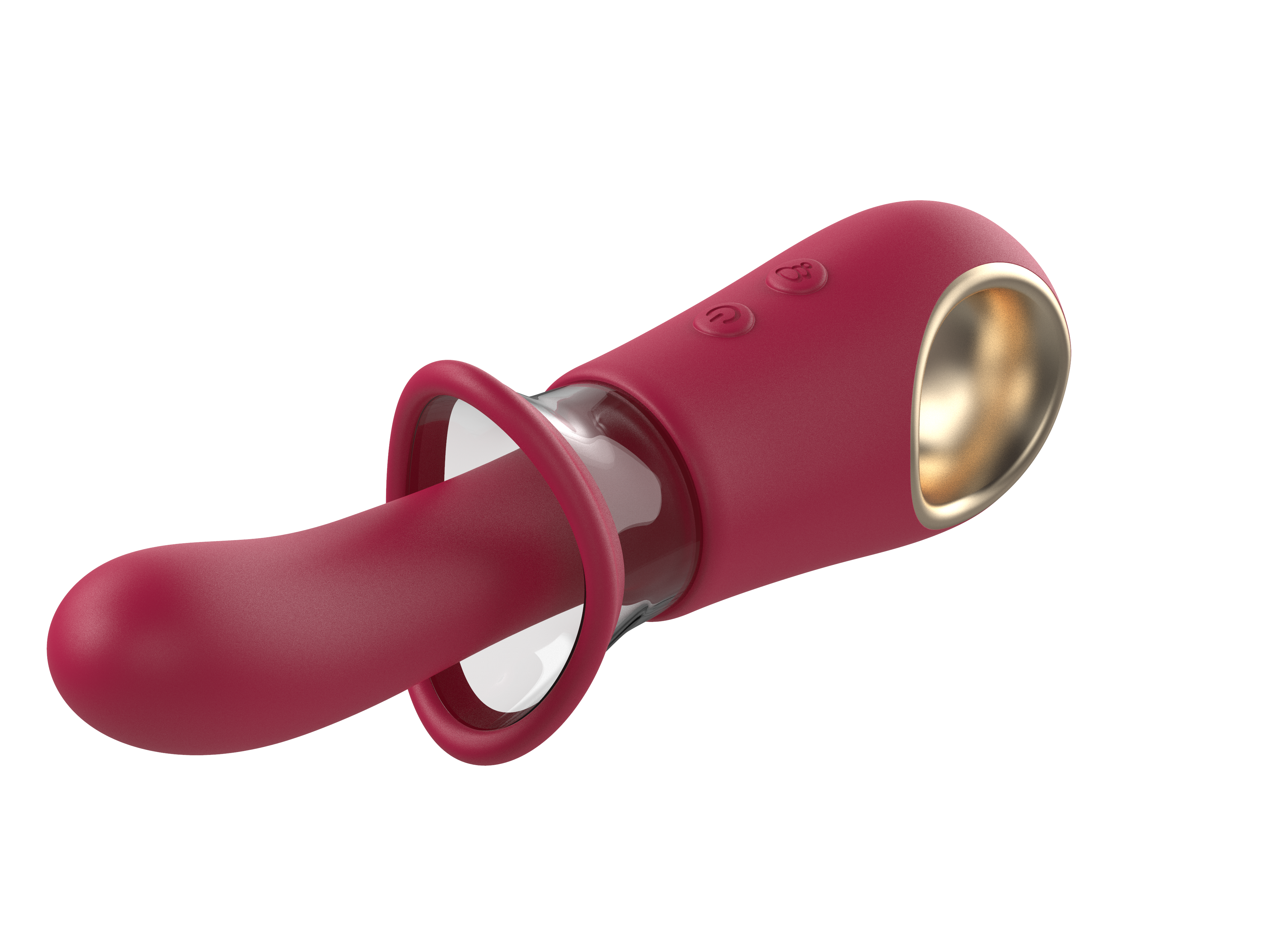 Handheld Rose Nibbler Sucking G-spot Vibrator