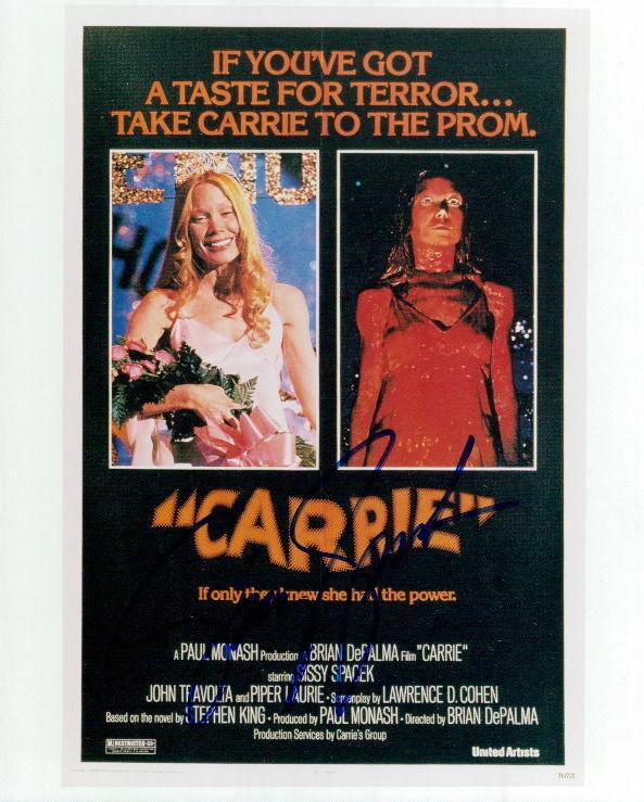 Sissy Spacek (Carrie) in-person signed 8x10 Photo Poster painting COA