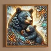 (40*40cm)Black Bear - Full Round Drill Diamond Painting