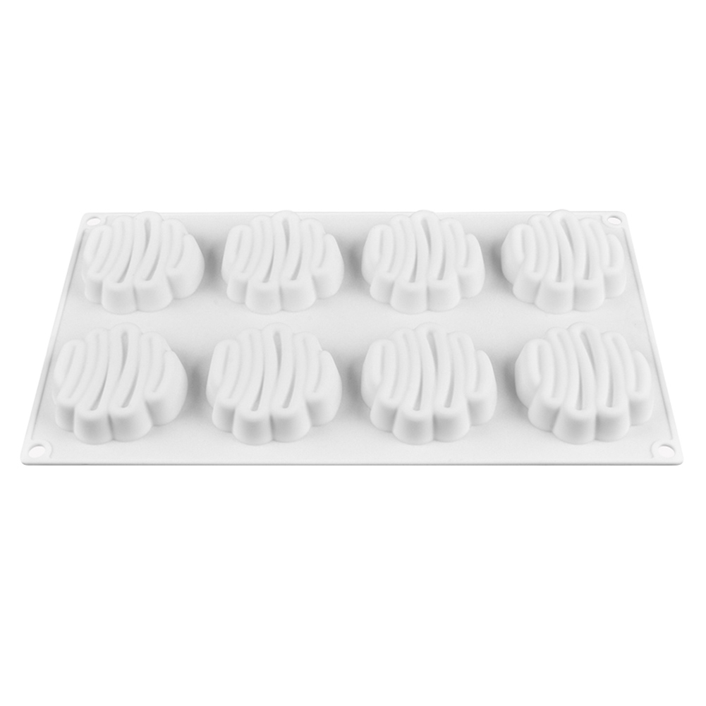 

8-Cavity Silicone Cake Molds Mousse Muffin Moulds Pastry DIY Baking Tray, 501 Original