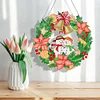DIY Diamond Painting Garland Snowman Rhinestone Hanging Wreath Set 