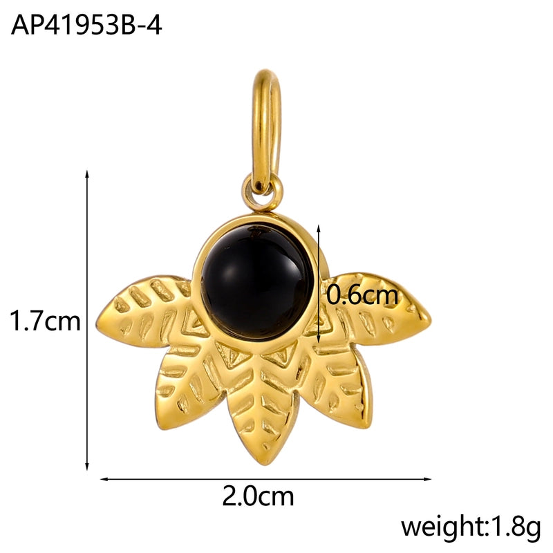 1 Piece 20 * 10mm 304 Stainless Steel Oval Pendant Jewelry Accessories