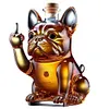 Prank Duck Glass Wine Bottle Middle Finger Whisky Dog Bottle Decanter for Bar