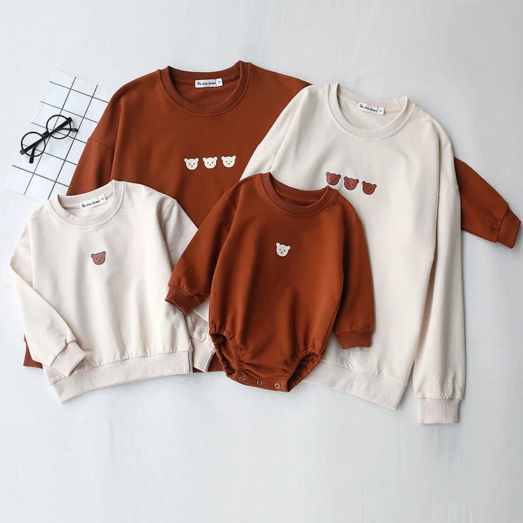 Bear Family Matching Sweatshirts