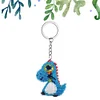Bead Embroidery - Dinosaur Beaded Counted Cross Stitch Keyring