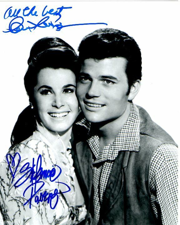 PATRICK WAYNE and STEFANIE POWERS signed autographed 8x10 MCLINTOCK! Photo Poster painting