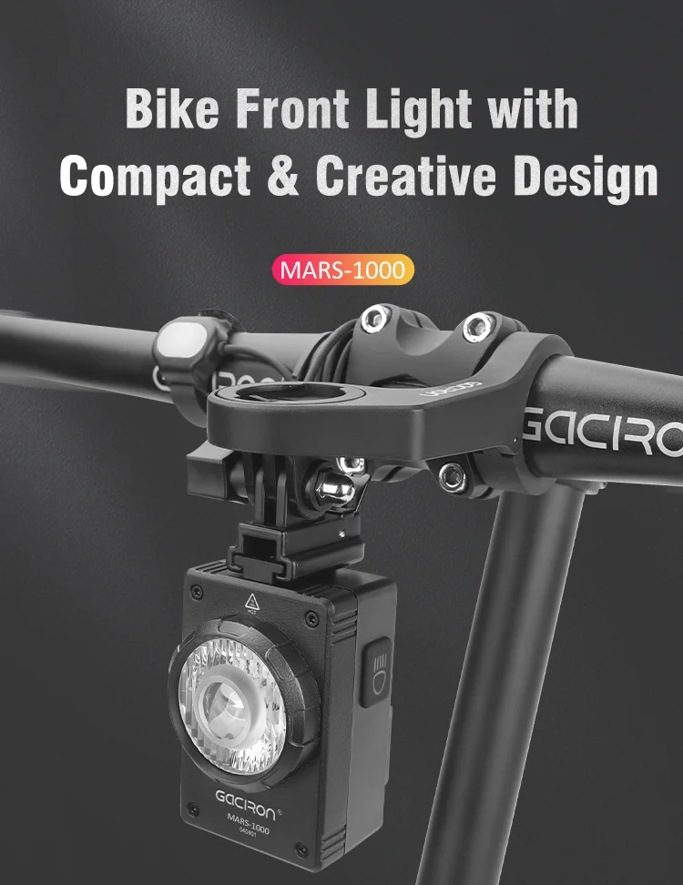 Gaciron Mars-1000 Bike Headlight with Cut-off Line