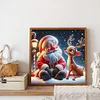 Diamond Painting-5D Full Round Drill Santa Claus & Elk(40*40 CM)
