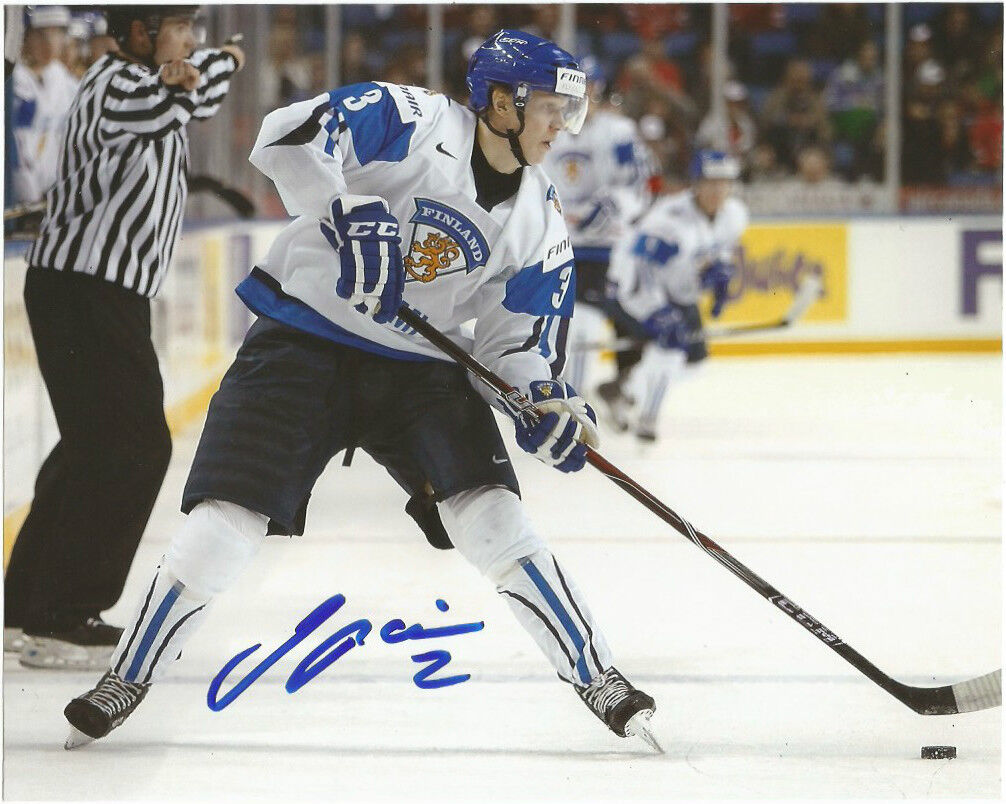 Team Finland Jyrki Jokipakka Autographed Signed 8x10 NHL Photo Poster painting COA