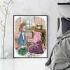 Daughter'S New Dress-14CT Stamped Cross Stitch 28*33cm/11.02*12.99in tapestrymarket