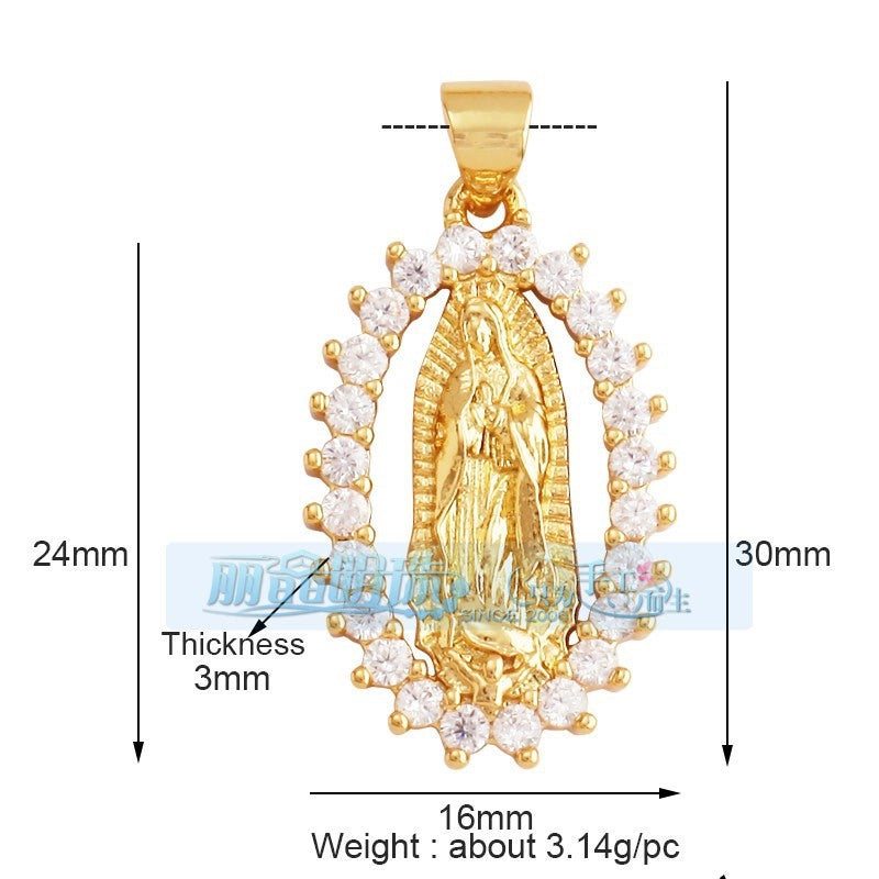 1 Piece 17*24mm 20 * 23mm Copper Human Pendant Jewelry Accessories