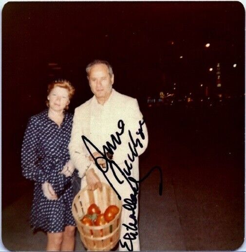 Vintage ELI WALLACH & ANNE JACKSON In-person Signed Photo Poster painting - Unique!