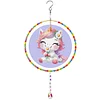 DIY Unicorn Suncatcher Diamond Painting Hanging Pendant