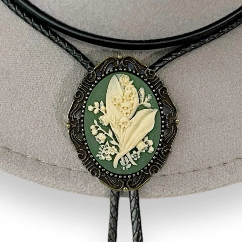Lily of the Valley Bolo Tie
