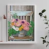 [Stock limité - Peinture diamant]Bouquet sur chaise-partiel spécial diamant peinture-30 * 40cm