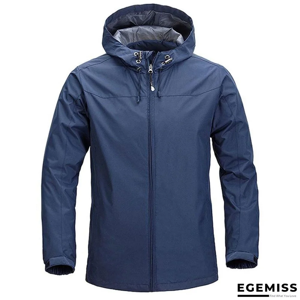 Men Windproof Waterproof Outwear Windbreaker Coat Casual Military Hoodies Jacket | EGEMISS