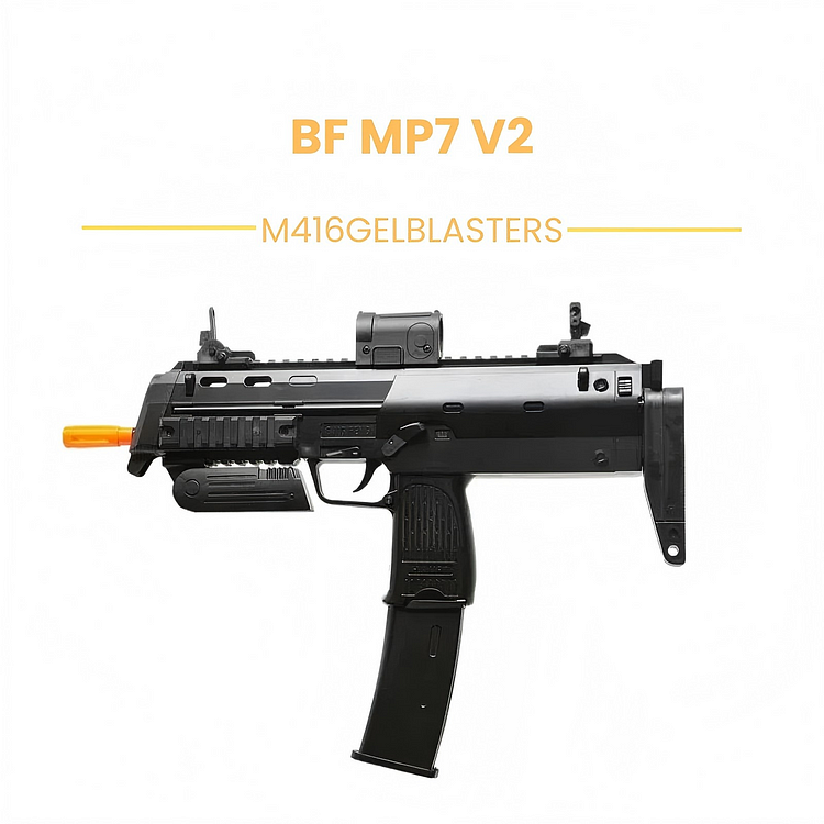 BF MP7 V2 Gel Blaster - 25m Range Submachine Gun