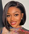New Glueless Natrual Short Bob Styles Silky Hair Straight Wig