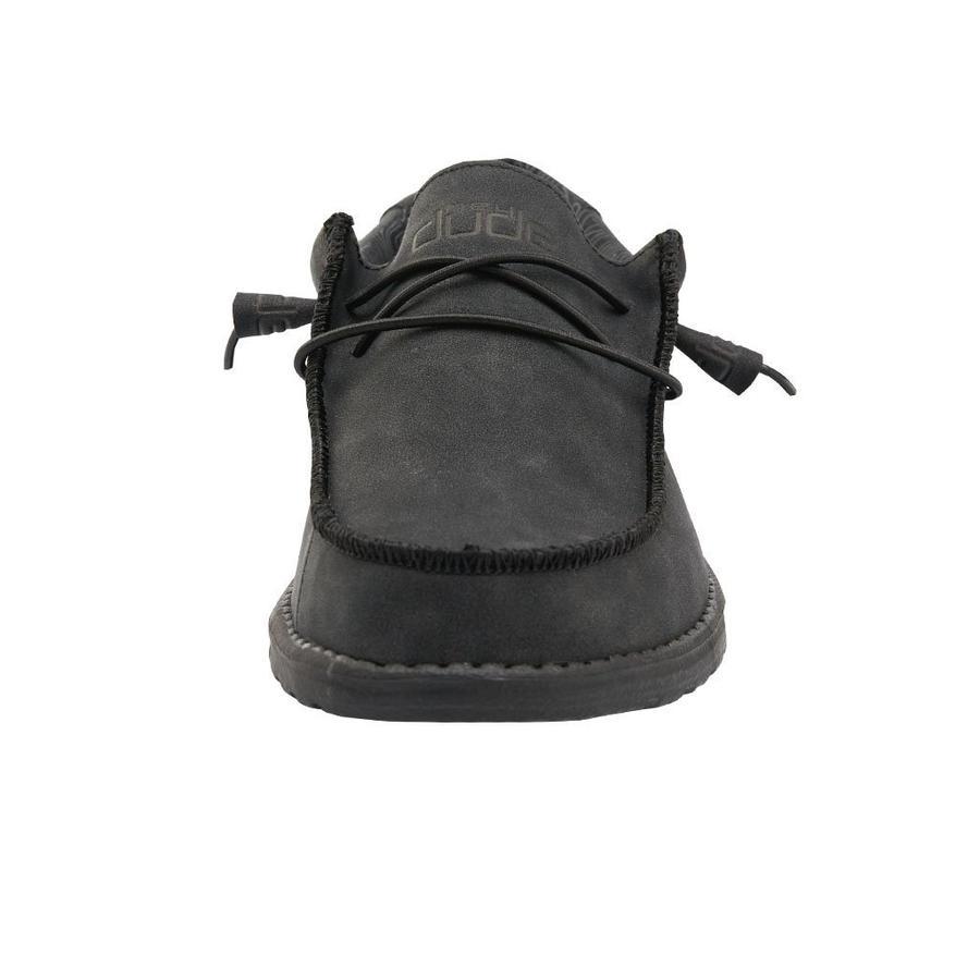 hey dude wally recycled leather carbon