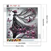 Elegante Dame - speziell geformte Diamond Painting - 30*30cm