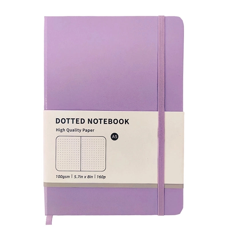 1 Piece Solid Color Learning Paper Preppy Style Notebook