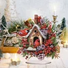 Acrylic Christmas Santa Snowman Cardinal Diamond Painting Desktop Decors Kit