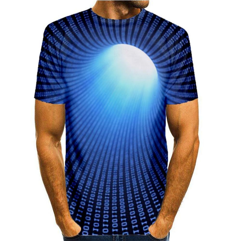 3D Graphic Short Sleeve Shirts The Letter Graphicing