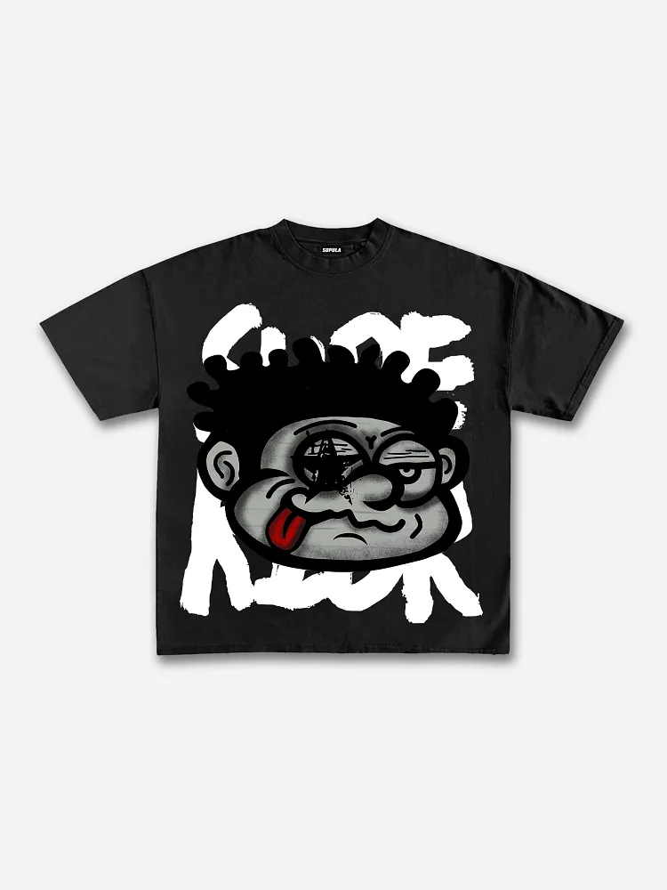 Vintage Big Face Graphic 100% T-shirt