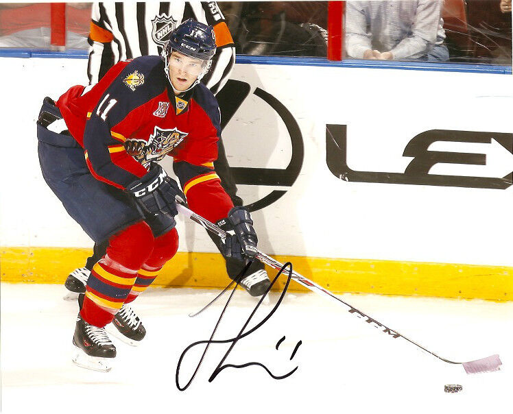 Florida Panthers Jonathan Huberdeau Signed Autographed 8x10 Photo Poster painting COA