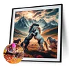 (40*40cm)Horse - Full Round Drill Diamond Painting