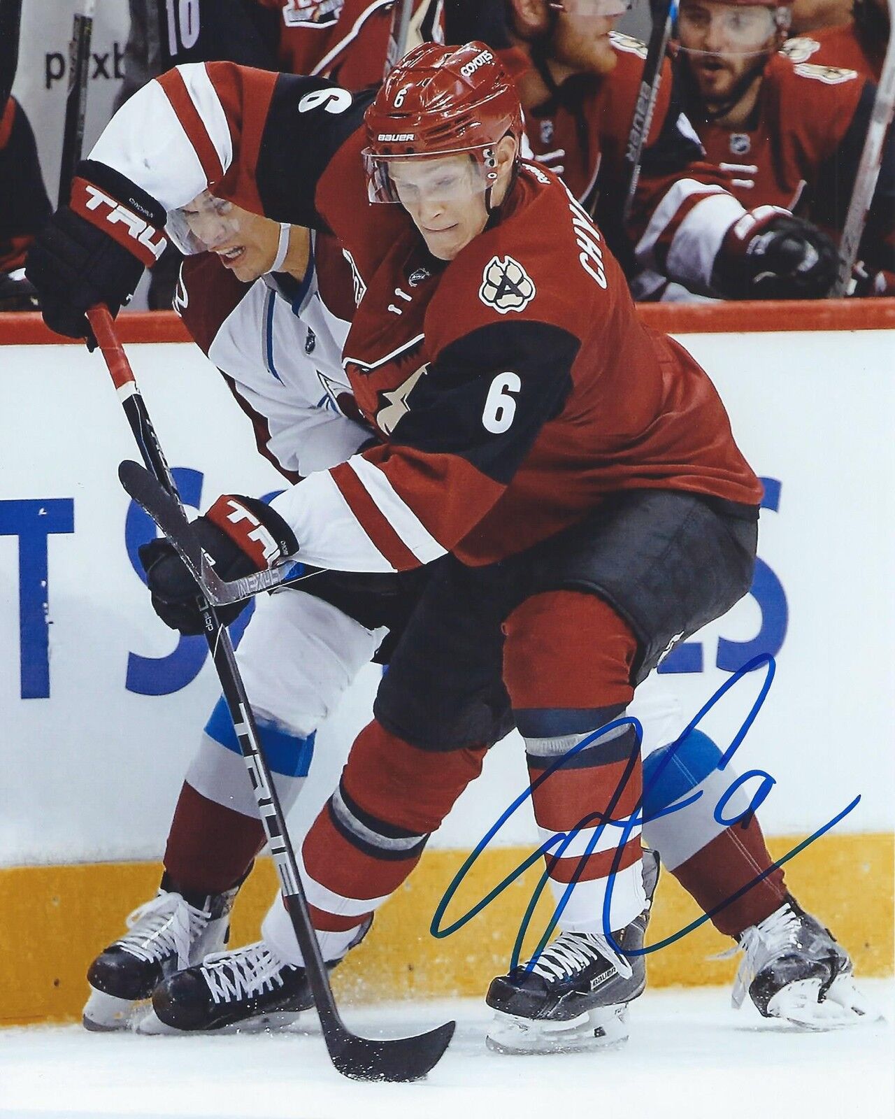 Jakob Chychrun Signed 8x10 Photo Poster painting Arizona Coyotes Autographed COA