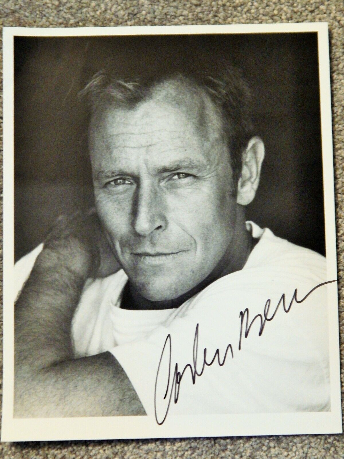 Corbin Bernsen VTG Hand Signed Photo Poster painting Head Shot Headshot 8x10