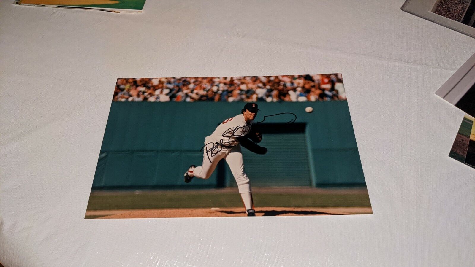 Bob Stanley Boston Red Sox Signed 8x12 Personal Photo Poster painting W/Our COA READ