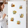 6PCS-Big-Eyed abeille-diamant aimant r&eacute;frig&eacute;rateur
