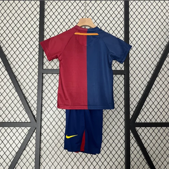 Retro 08/09 Barcelona Home Kids Kit Football Jersey Thai Quality