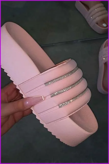 Casual Thick Platforms Slippers Beach Sandals F693