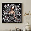 Special Shape Rhinestone Diamond Painting Kit Partial(Night Lily Beauty)