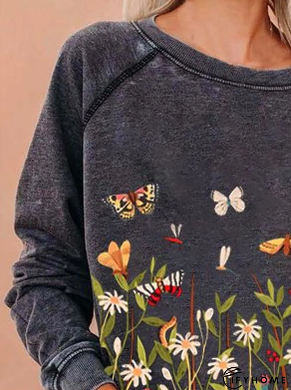 Women Outdoor Casual Long Sleeve Sweatshirt | IFYHOME