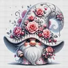 (US Only)Gnome Printed Cross Stitch Kit 40x40cm DIY 11CT Thread Art Needlework Home Decor