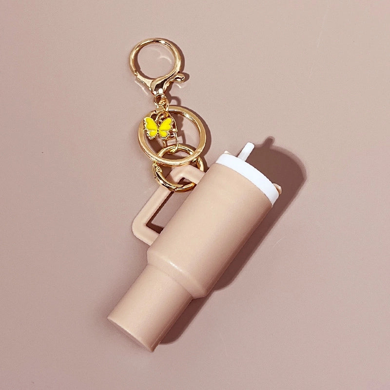 Minimalist Classic Style Cup Plastic Unisex Bag Pendant Keychain